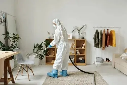 Nébulisation : le produit atteint ce qu'une éponge ne touche pas